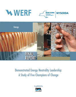 Demonstrated Energy Neutrality Leadership: a Study of Five Champions of Change 5 1 0 2
