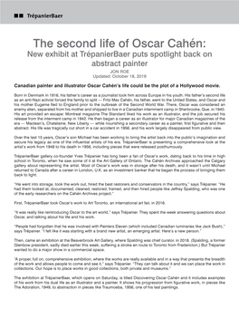 The Second Life of Oscar Cahen.Indd