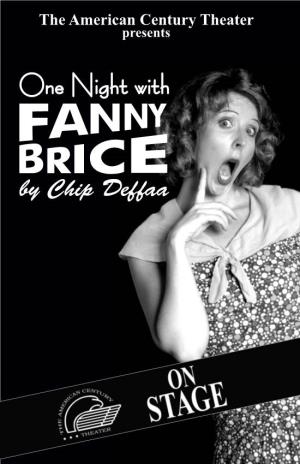 One Night with Fanny Brice