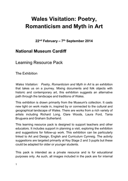 Wales Visitation: Poetry, Romanticism and Myth in Art