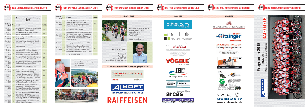 Programm 2015 RMV Chur