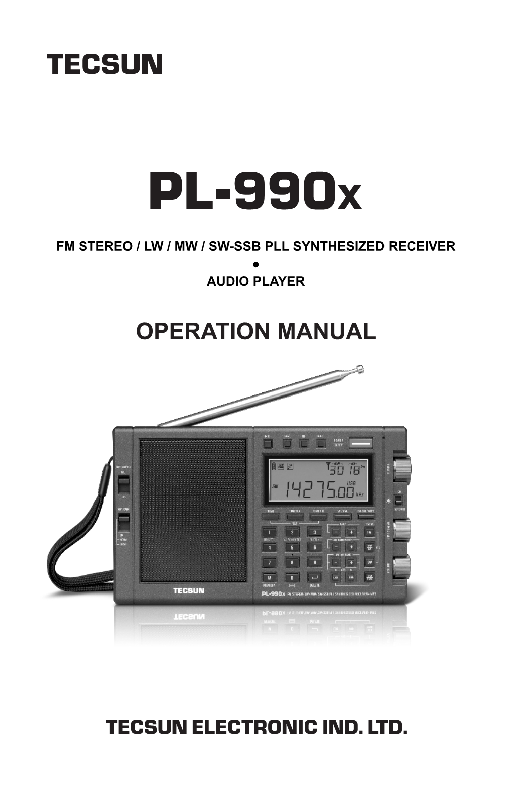 PL-990X English Manual （V130820 ）.Cdr