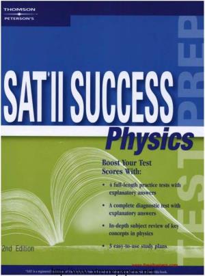 SAT II Success Physics.Pdf