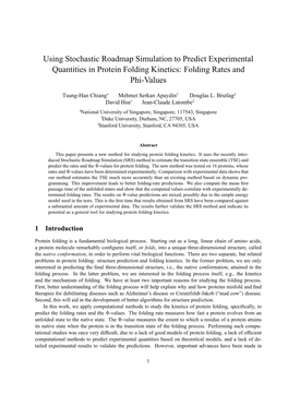 Using Stochastic Roadmap Simulation to Predict Experimental Quantities in Protein Folding Kinetics: Folding Rates and Phi-Values