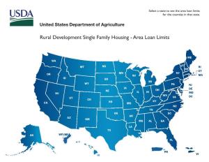 Rural Development Single Family Housing - Area Loan Limits
