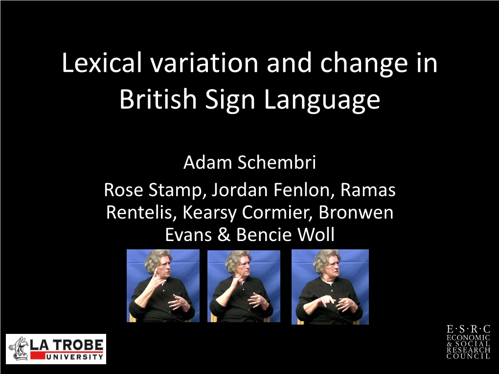 Sociolinguistic Variation and Change in British, Australian and New