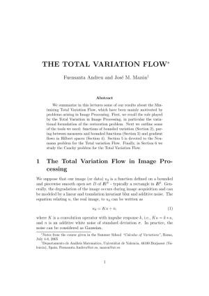 The Total Variation Flow∗