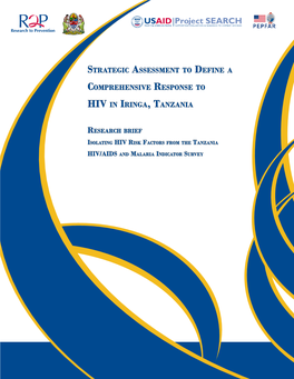 Isolating HIV Risk Factors from the Tanzania HIV/AIDS Malaria