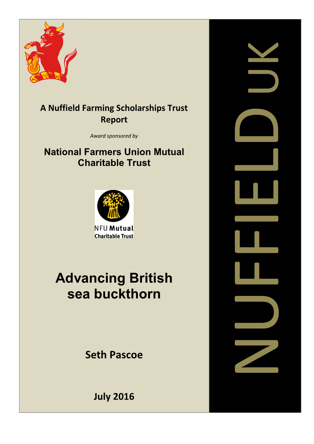 Advancing British Sea Buckthorn