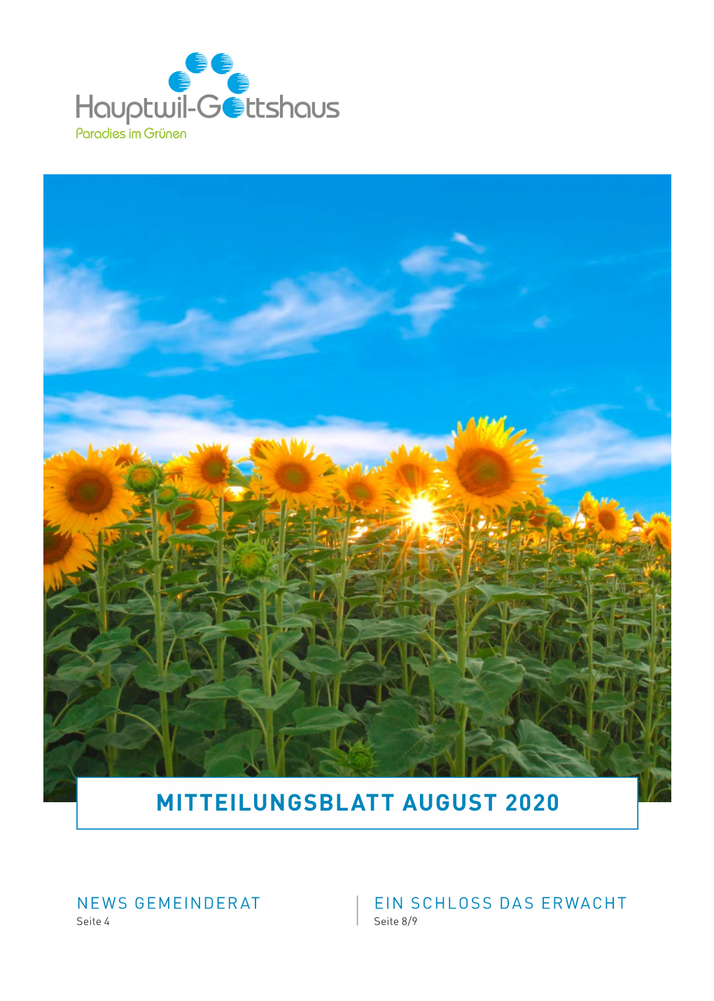 Mitteilungsblatt August 2020