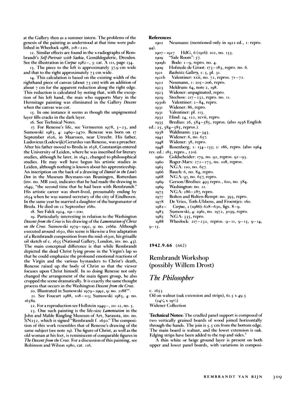 The Philosopher Process That Occurs in the Washington Descent from the Cross