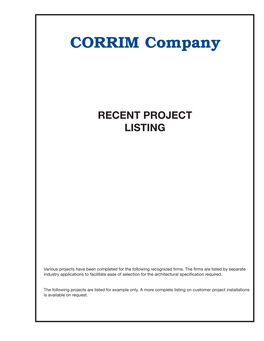 CORRIM Company