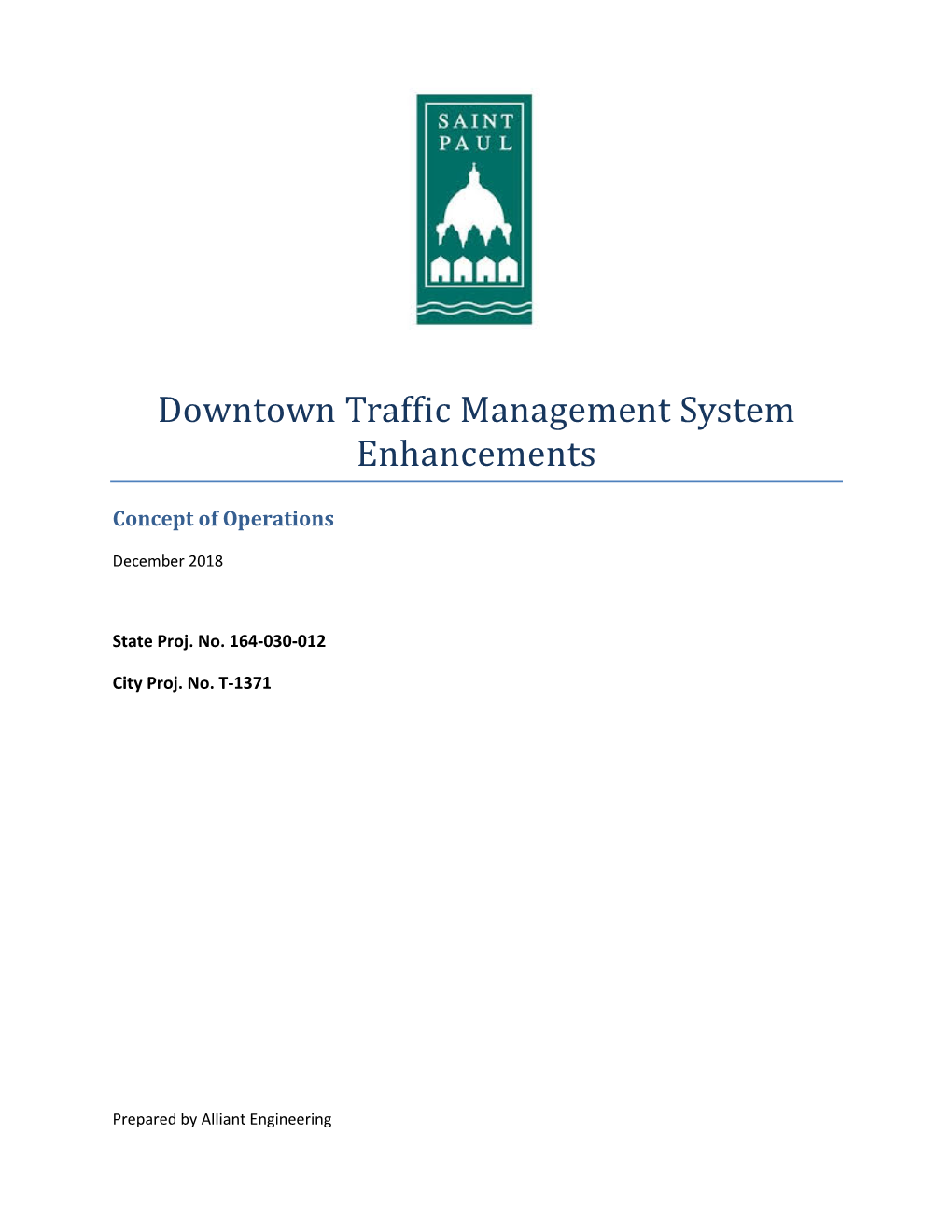 Downtown Traffic Management System Enhancements