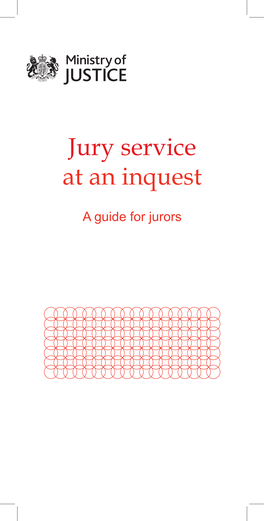 Jury Service at an Inquest