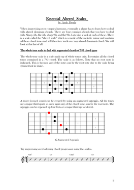 Essential Altered Scales.Pdf (805KB)