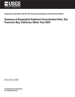 Summary of Suspended-Sediment Concentration Data, San Francisco Bay, California, Water Year 2010