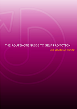 Self Promotion Ebook