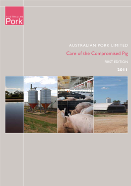 Care of the Compromised Pig – Australian Pork Limited