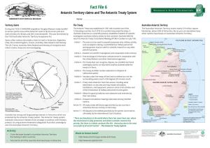 Antarctic Territory & Treaty