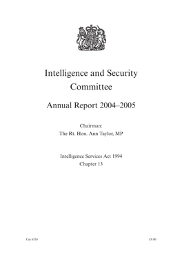 ISC Annual Report 2004-2005