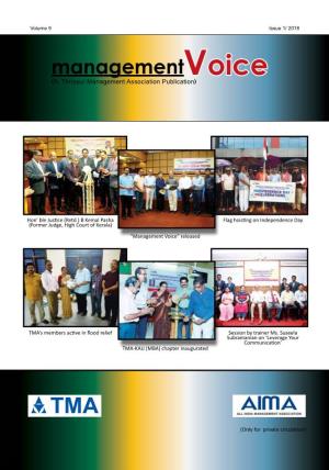 Managementvoice (A Thrissur Management Association Publication)