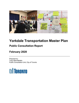 Yorkdale Transportation Master Plan