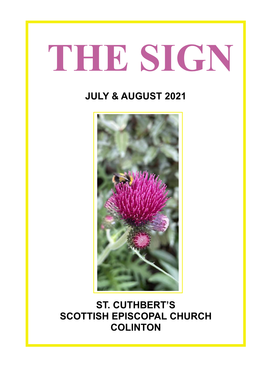 July & August 2021 St. Cuthbert's Scottish Episcopal