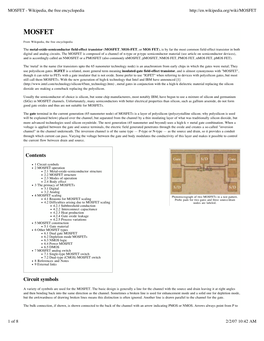 MOSFET - Wikipedia, the Free Encyclopedia