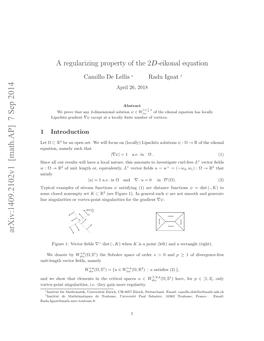 A Regularizing Property of the 2D-Eikonal Equation