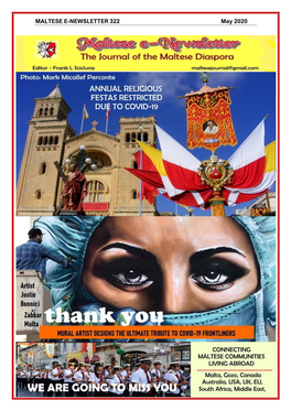 MALTESE E-NEWSLETTER 322 May 2020