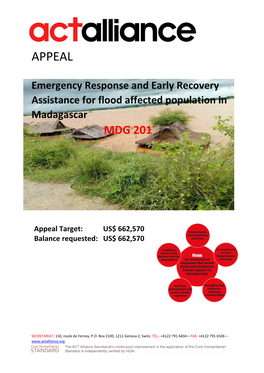 Madagascar Flood Emergency MDG201