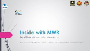 Inside with MWR Stay-At-Home with Where to Buy Gear Sources…