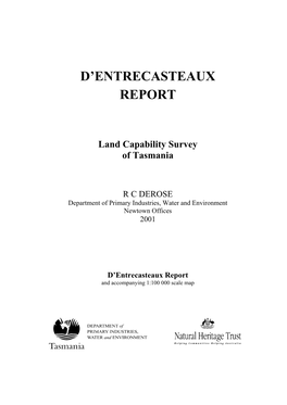 D'entrecasteaux Report