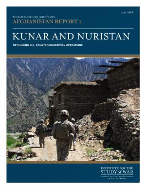 Kunar and Nuristan Rethinking U.S