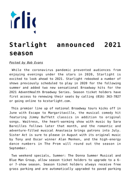 Starlight Announced 2021 Season