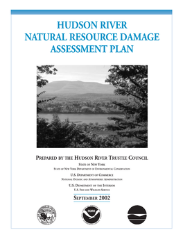 Hudson River Natural Resource Damage Assessment Plan