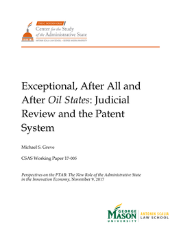 Judicial Review and the Patent System