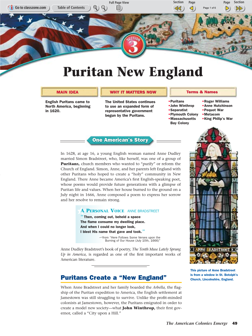 Puritan New England