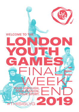 London Youth Games Finale Week- End 2019