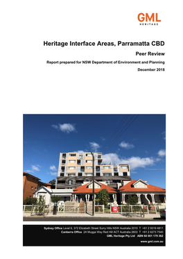 Heritage Interface Areas, Parramatta CBD Peer Review