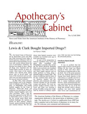 The Apothecary's Cabinet 16Pp