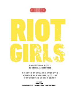 RIOT-GIRLS-Press-Kit.Pdf