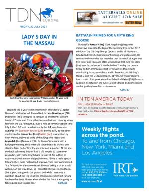 Tdn Europe • Page 2 of 12 • Thetdn.Com Friday • 30 July 2021