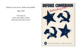 Defense Conversion: Redirecting R&D