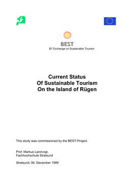 Current Status of Sustainable Tourism on the Island of Rügen