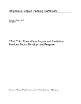 50102-002: Second Urban Environmental Management in the Tonle Sap Basin Project