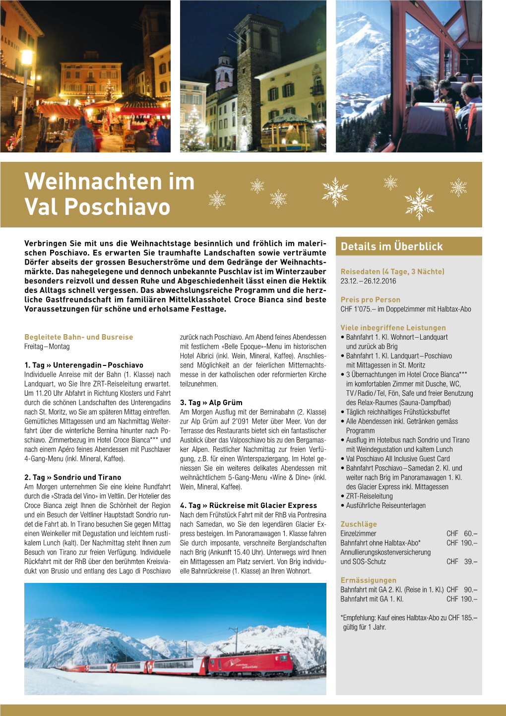 Weihnachten Im Val Poschiavo