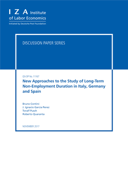 New Approaches to the Study of Long-Term Non-Employment Duration in Italy, Germany and Spain