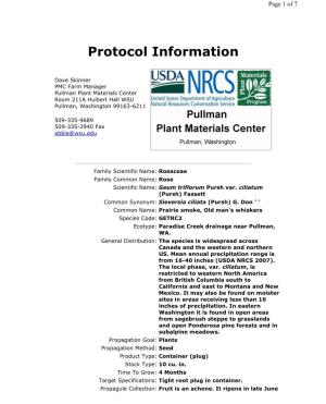 Protocol Information