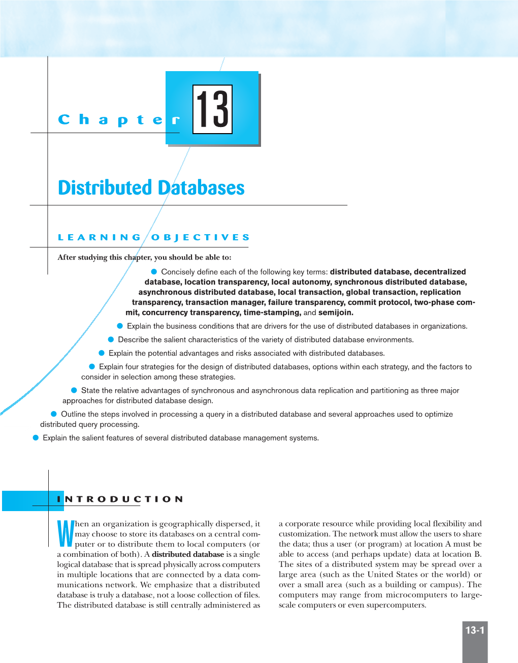 Distributed Databases